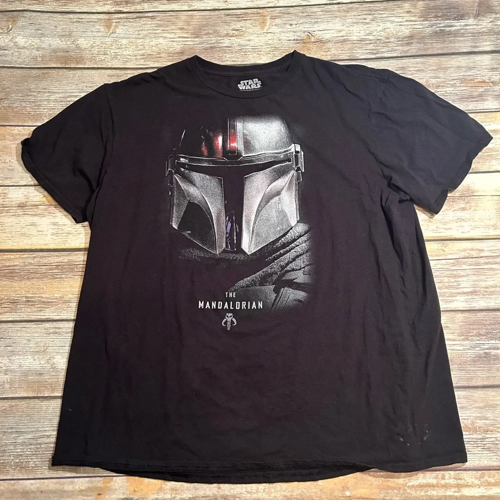 STAR WARS THE MANDALORIAN Tee Shirt - Picture 1 of 4